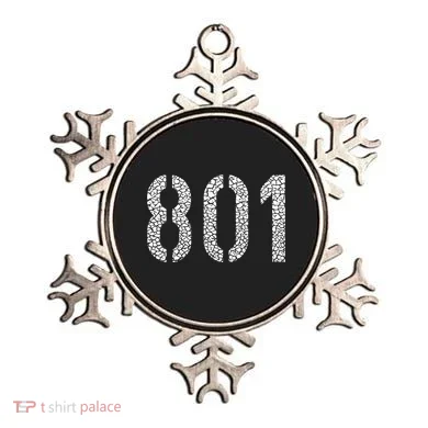 801 Area Code Salt Lake City Ornament