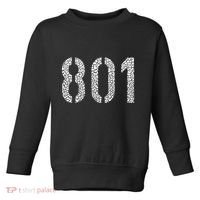 801 Area Code Salt Lake City Toddler Sweatshirt thumb 0