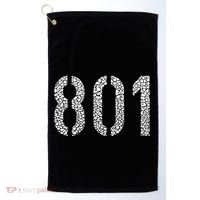801 Area Code Salt Lake City Golf Towel thumb 0