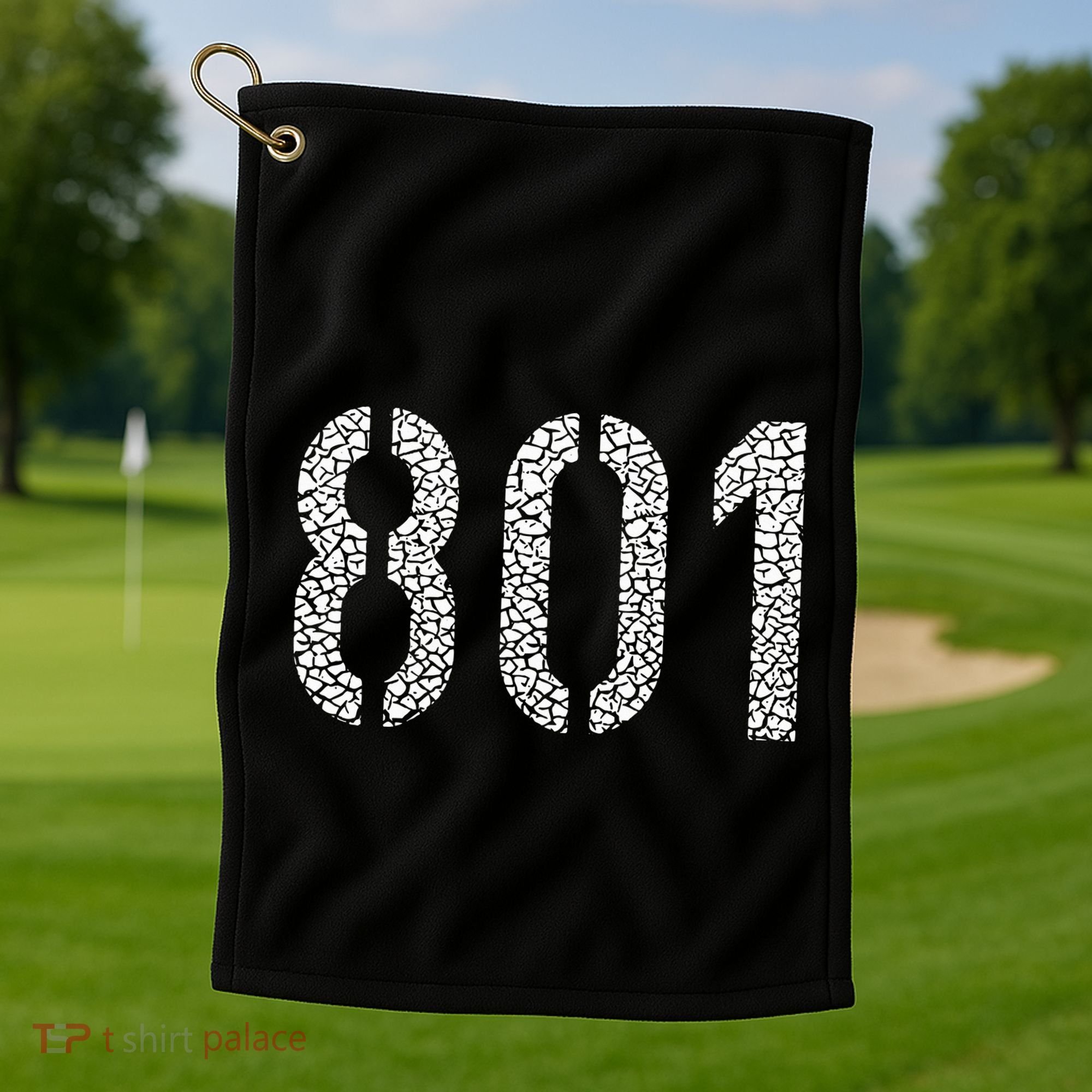 801 Area Code Salt Lake City Golf Towel