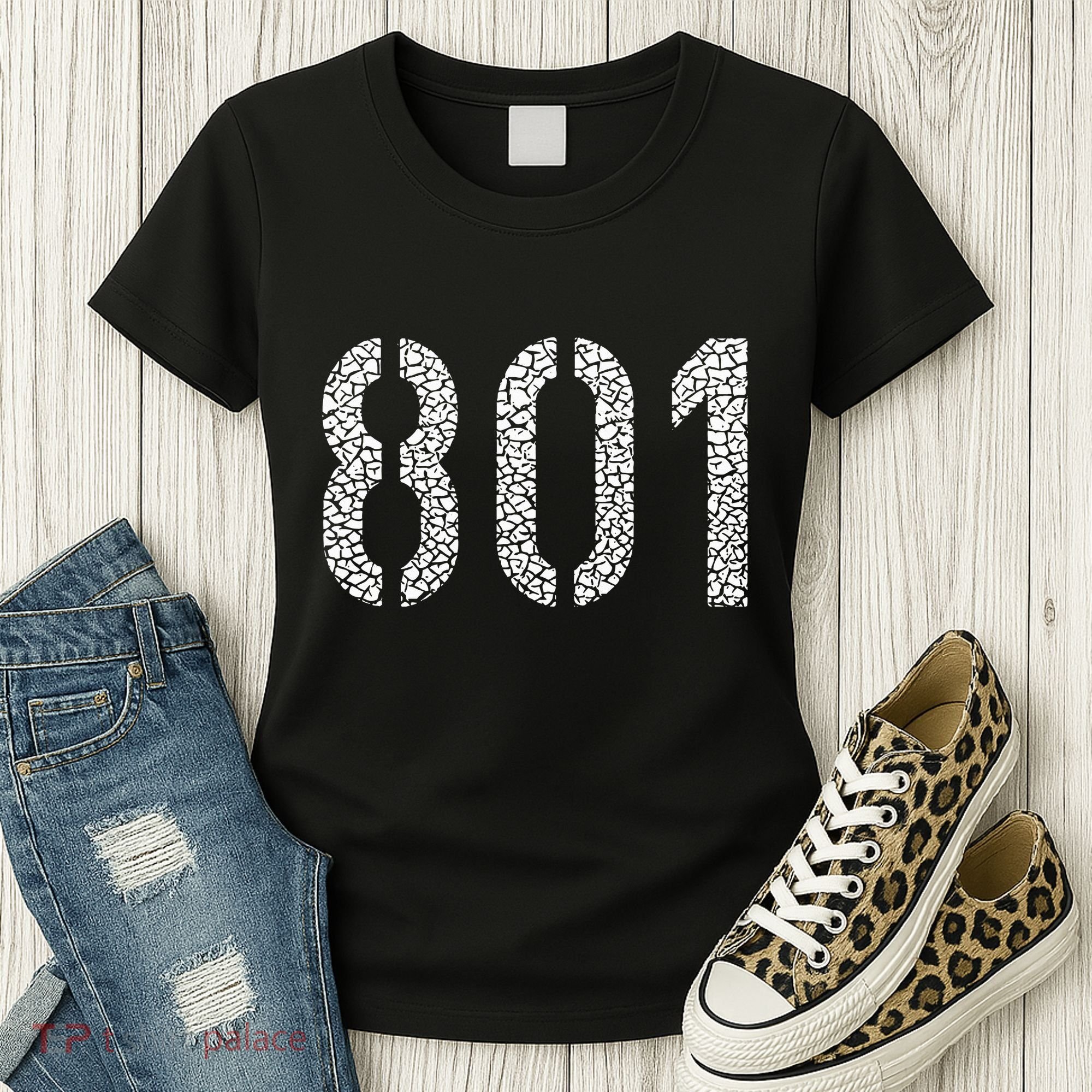 801 Area Code Salt Lake City Women's T-Shirt