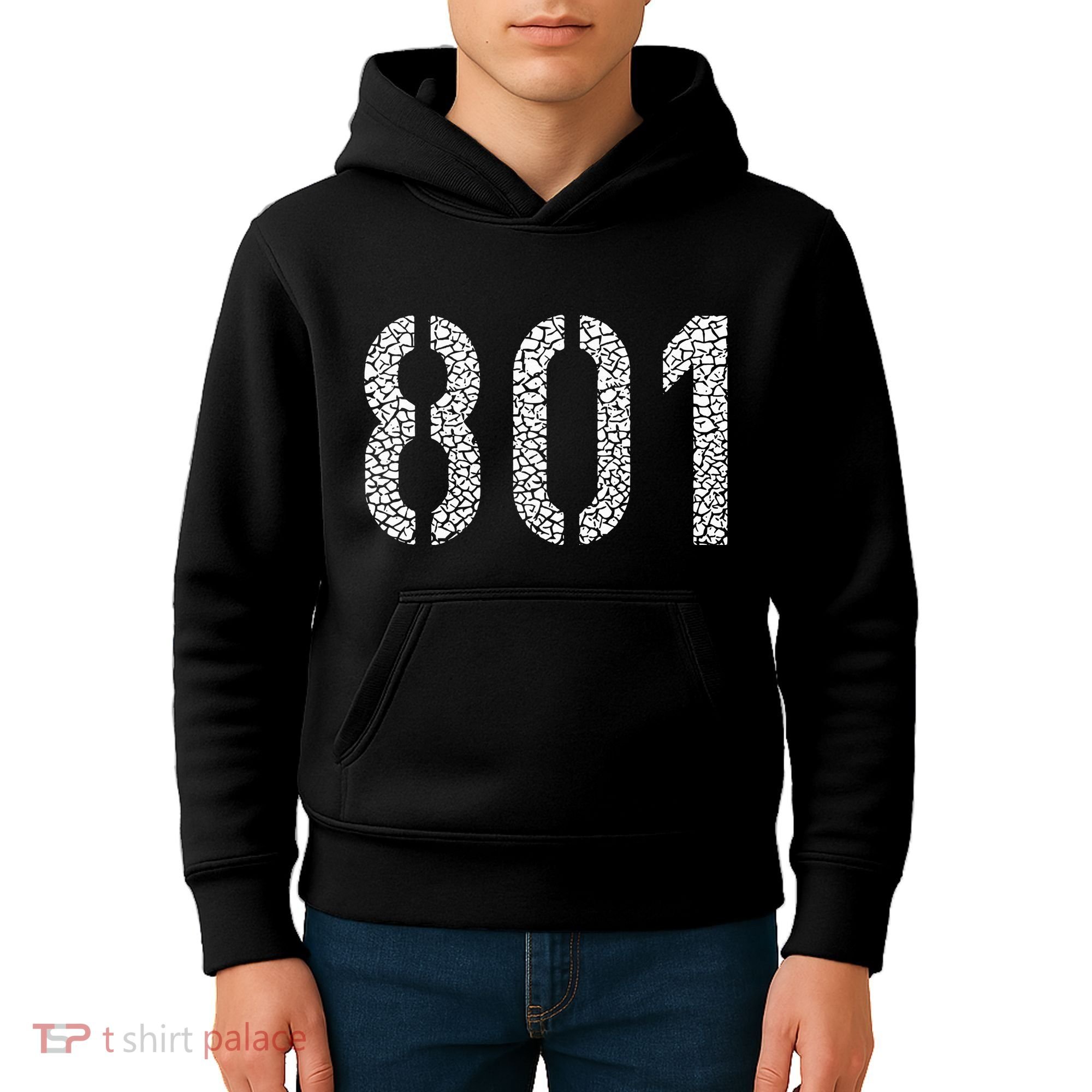 801 Area Code Salt Lake City Kids Hoodie