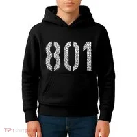 801 Area Code Salt Lake City Kids Hoodie thumb 4