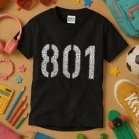 801 Area Code Salt Lake City Kids T-Shirt thumb 3