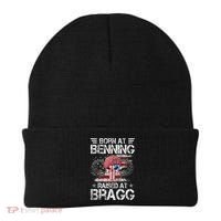 82nd Airborne Division Born At Ft Benning Raised Fort Bragg Beanie thumb 0