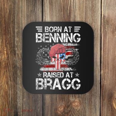 82nd Airborne Division Born At Ft Benning Raised Fort Bragg Coaster