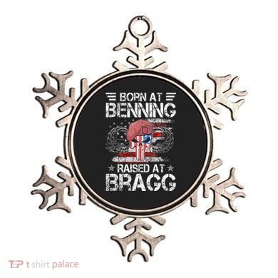 82nd Airborne Division Born At Ft Benning Raised Fort Bragg Ornament