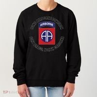 82nd Airborne Division Fort Bragg North Carolina Emblem Vet Women's Sweatshirt thumb 0