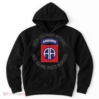 82nd Airborne Division Fort Bragg North Carolina Emblem Vet Hoodie thumb 0