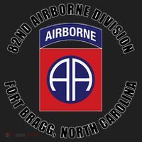 82nd Airborne Division Fort Bragg North Carolina Emblem Vet Beanie thumb 2