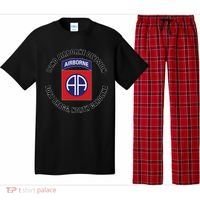 82nd Airborne Division Fort Bragg North Carolina Emblem Vet Pajama Set thumb 0