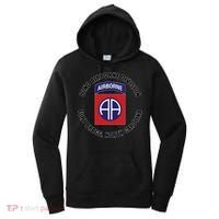 82nd Airborne Division Fort Bragg North Carolina Emblem Vet Women's Hoodie thumb 0
