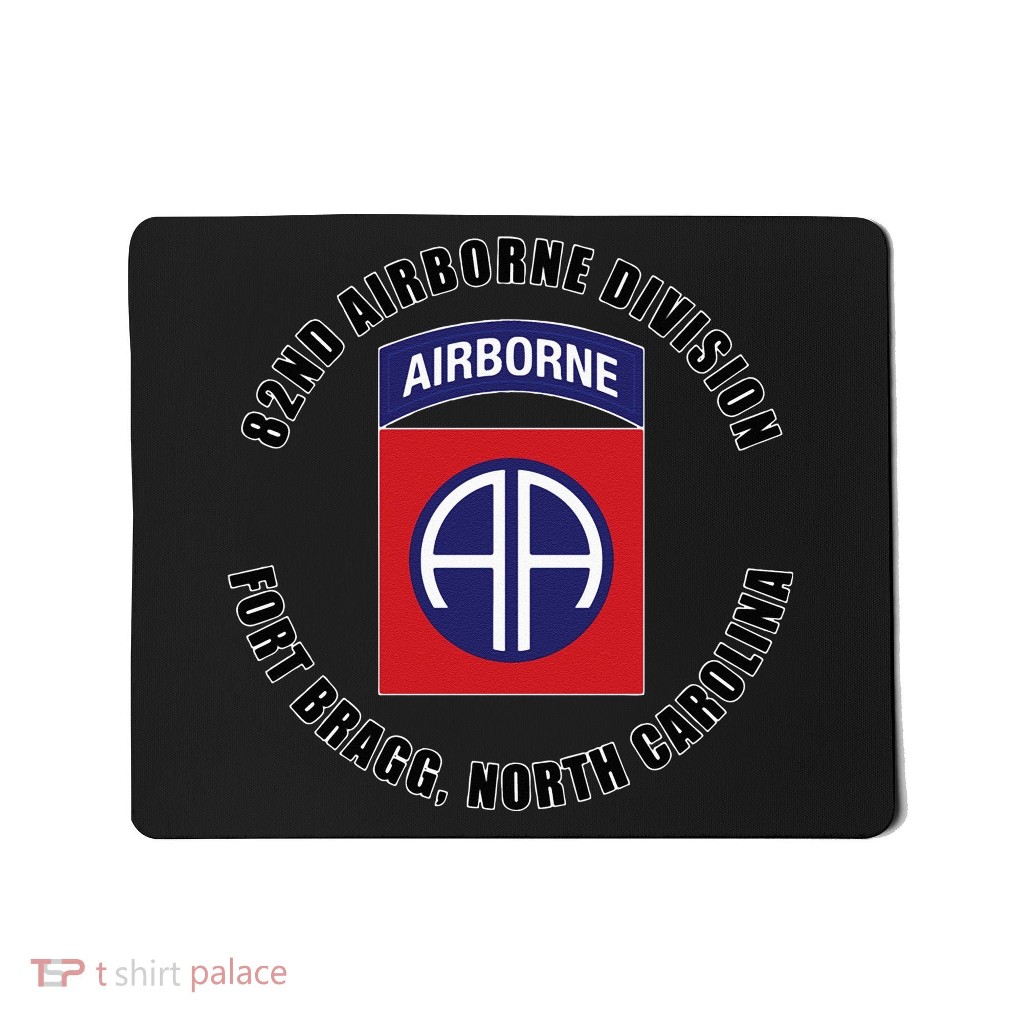 82nd Airborne Division Fort Bragg North Carolina Emblem Vet Mousepad