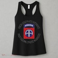 82nd Airborne Division Fort Bragg North Carolina Emblem Vet Women's Tank Top thumb 3