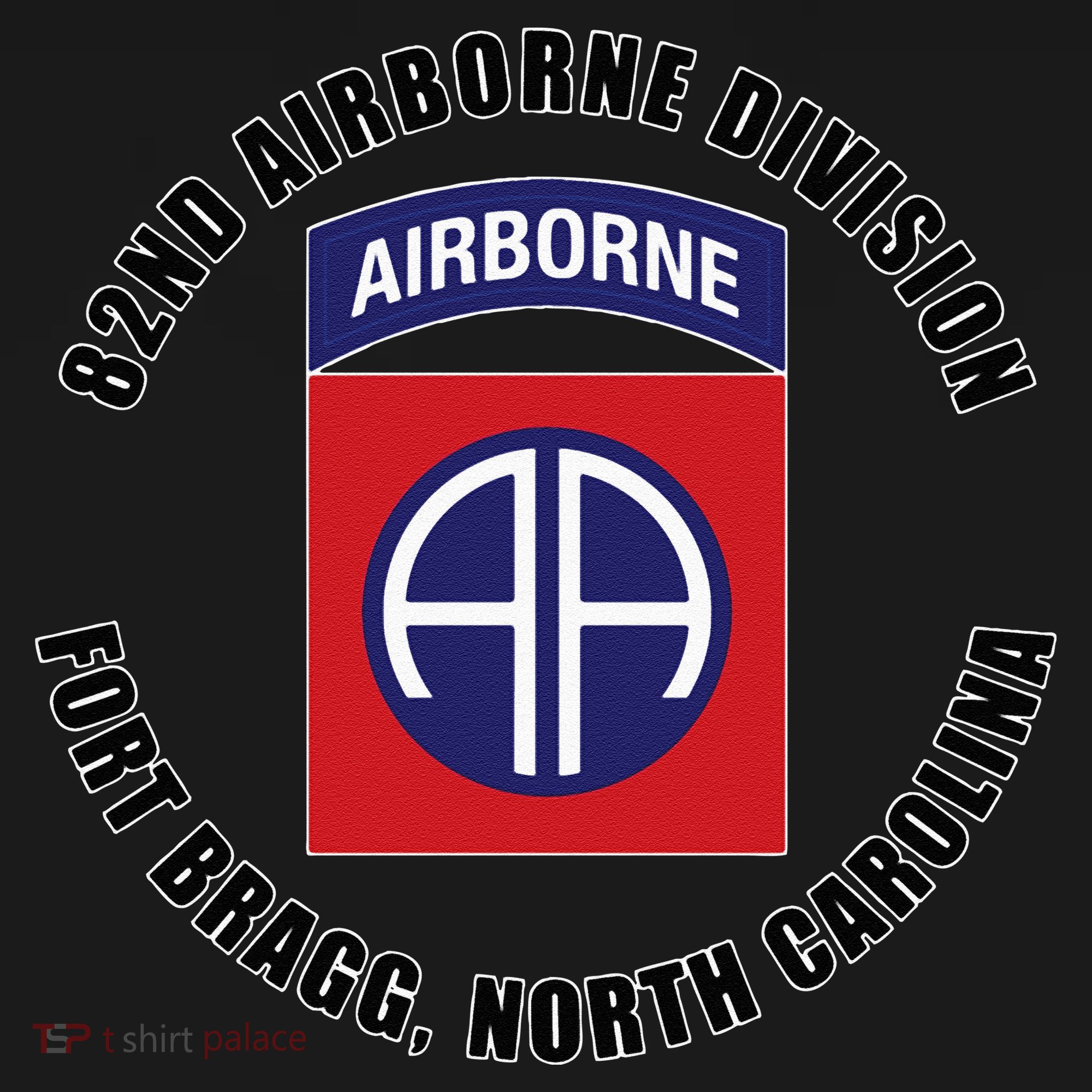 82nd Airborne Division Fort Bragg North Carolina Emblem Vet Women's Tank Top