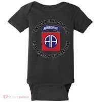 82nd Airborne Division Fort Bragg North Carolina Emblem Vet Baby Bodysuit thumb 0