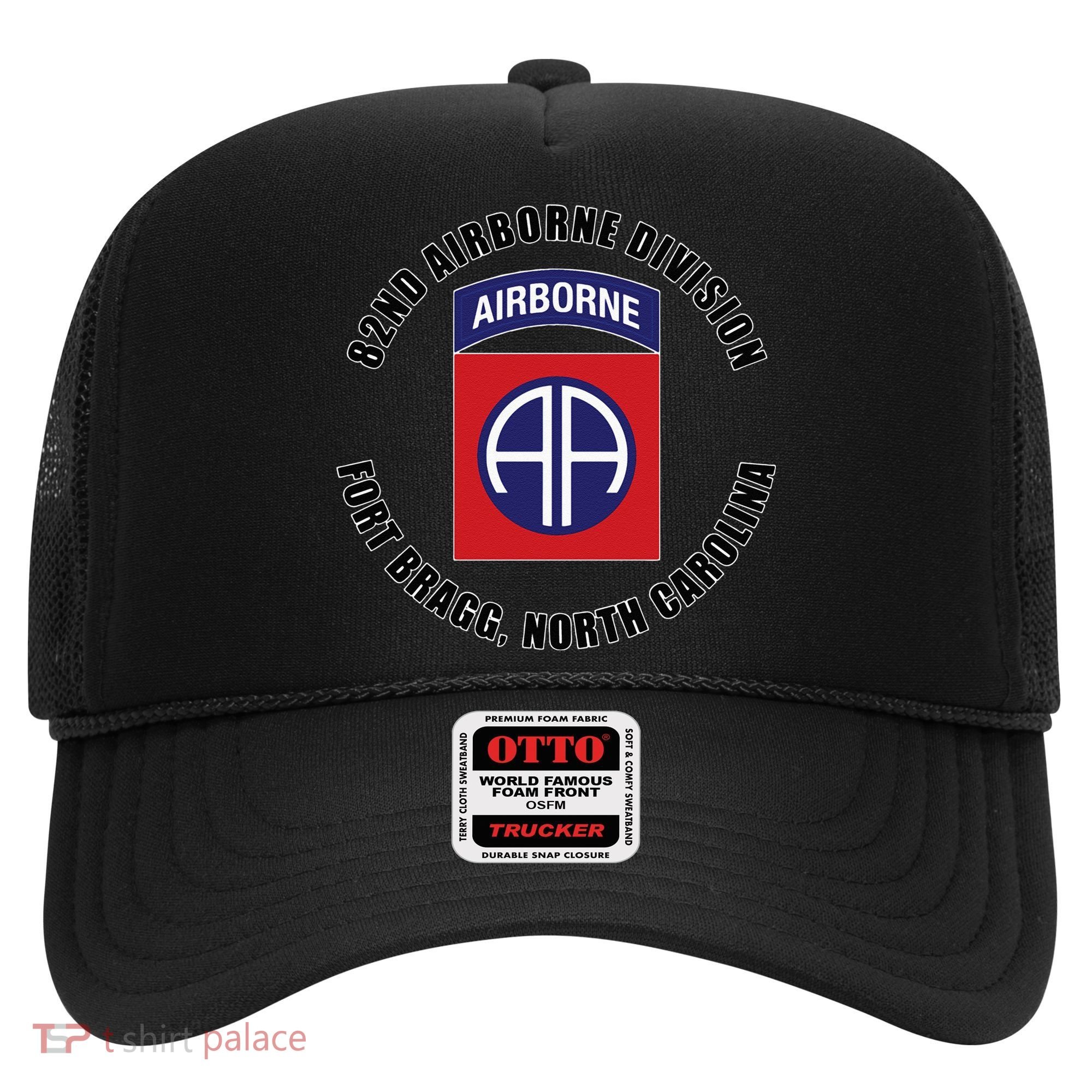 82nd Airborne Division Fort Bragg North Carolina Emblem Vet Hat