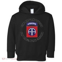 82nd Airborne Division Fort Bragg North Carolina Emblem Vet Toddler Hoodie thumb 0