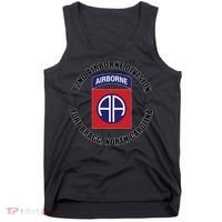 82nd Airborne Division Fort Bragg North Carolina Emblem Vet Tank Top thumb 0