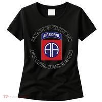 82nd Airborne Division Fort Bragg North Carolina Emblem Vet Women's T-Shirt thumb 0