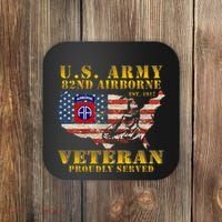 82nd Airborne Division Death From Above Fort Bragg Coaster thumb 0
