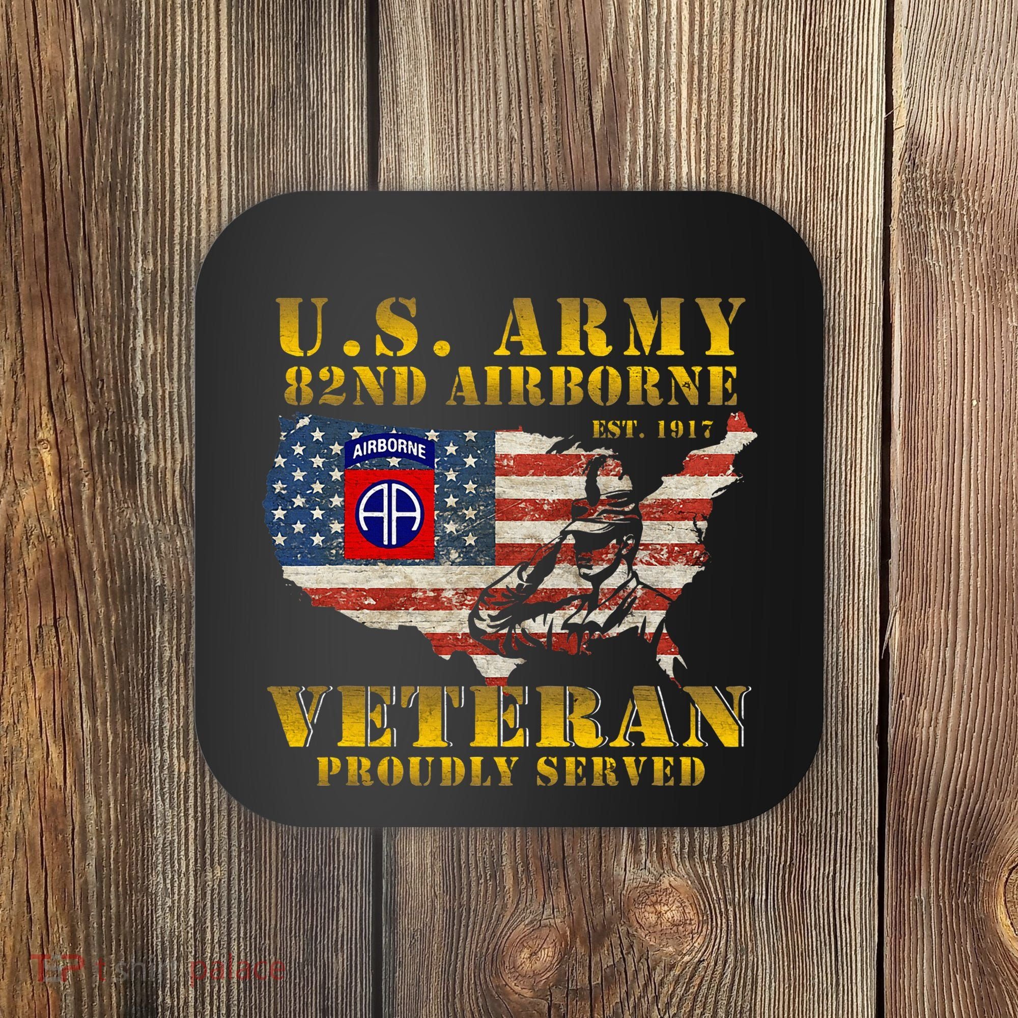 82nd Airborne Division Death From Above Fort Bragg Coaster