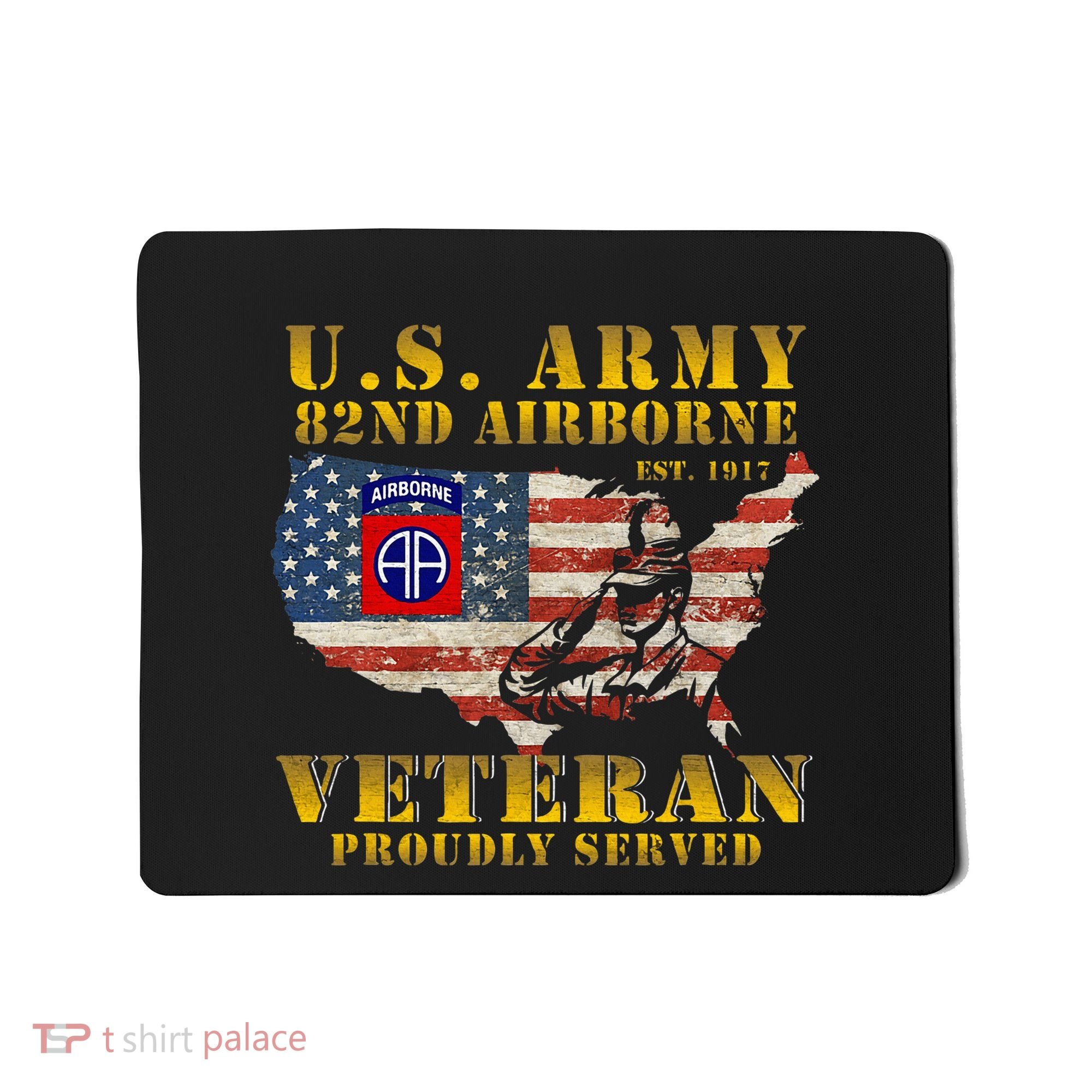 82nd Airborne Division Death From Above Fort Bragg Mousepad