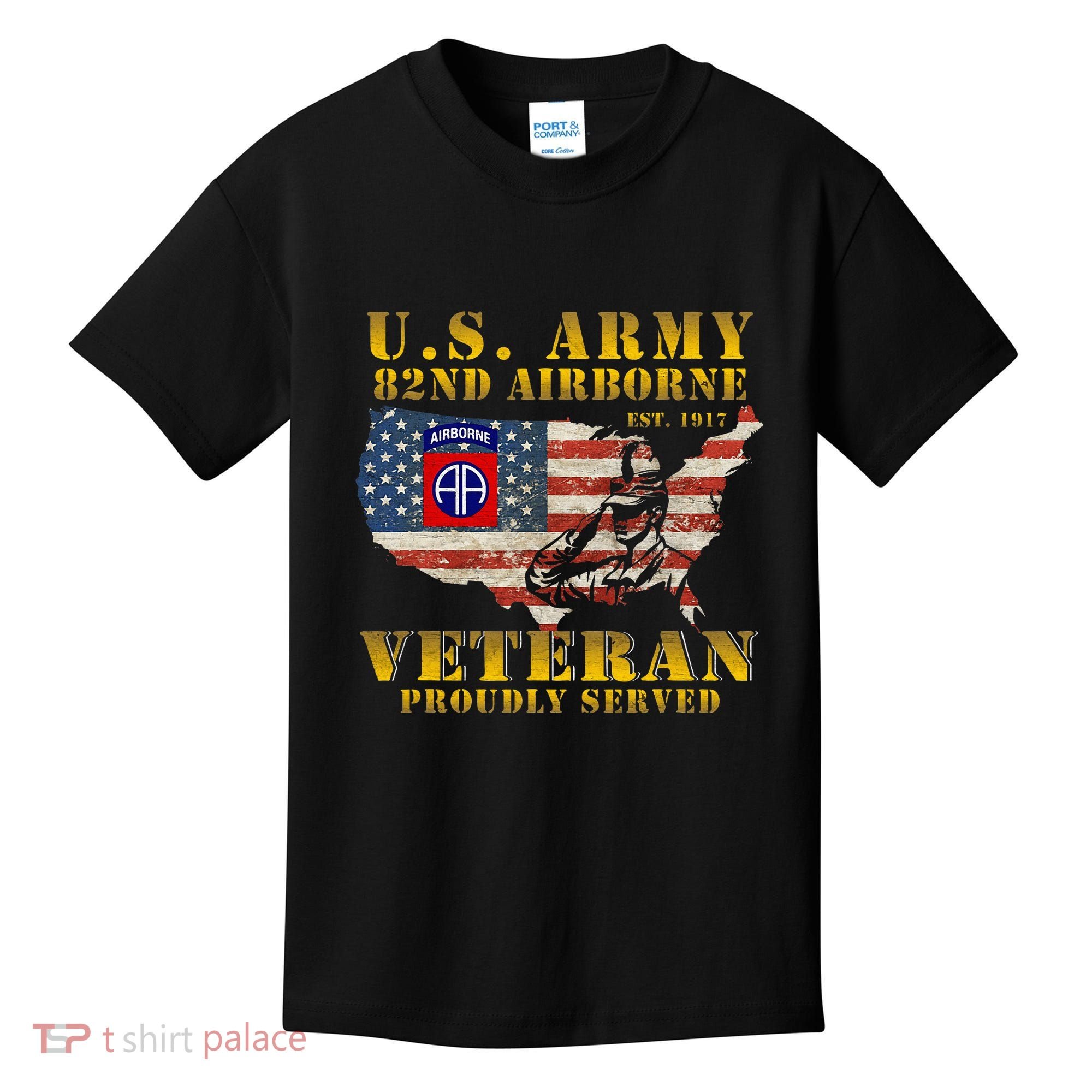 82nd Airborne Division Death From Above Fort Bragg Kids T-Shirt