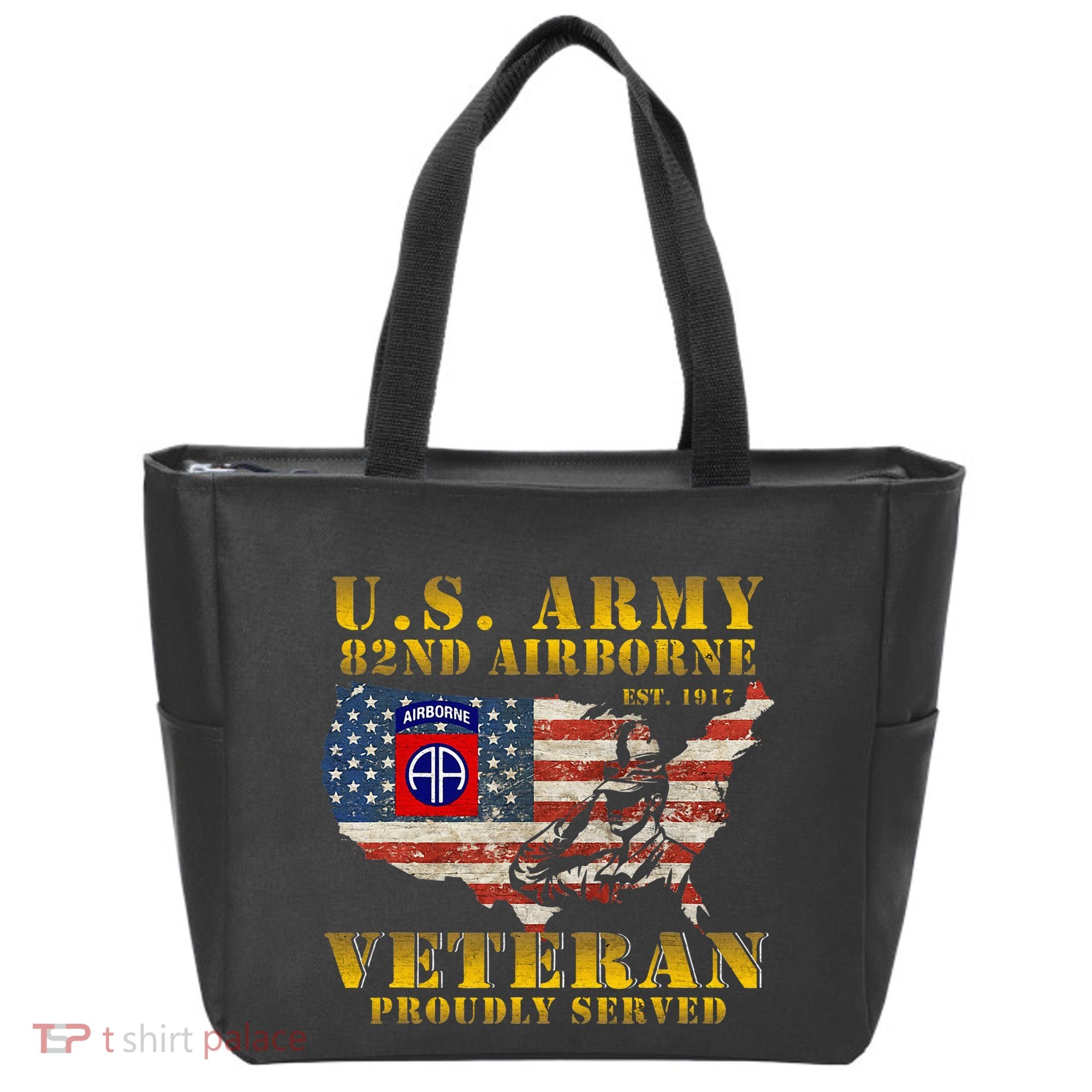82nd Airborne Division Death From Above Fort Bragg Tote Bag