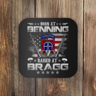82nd Airborne Division Born At Ft Benning Raised Fort Bragg Coaster