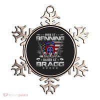82nd Airborne Division Born At Ft Benning Raised Fort Bragg Ornament thumb 0