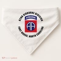82nd Airborne Division Fort Bragg Military USA-Made Doggie Bandana thumb 0