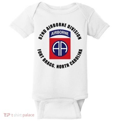 82nd Airborne Division Fort Bragg Military Baby Bodysuit