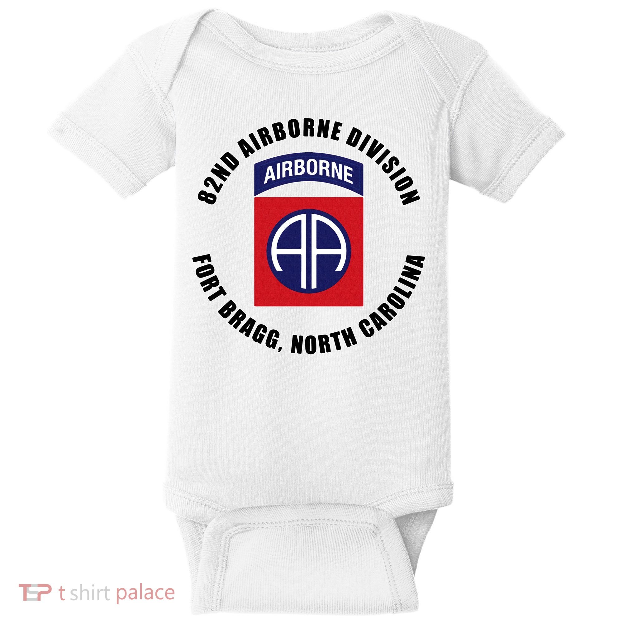 82nd Airborne Division Fort Bragg Military Baby Bodysuit