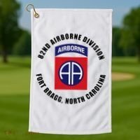 82nd Airborne Division Fort Bragg Military Golf Towel thumb 1