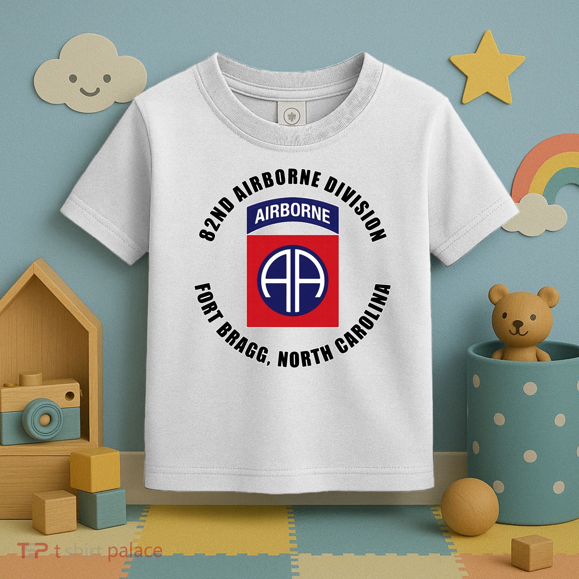82nd Airborne Division Fort Bragg Military Toddler T-Shirt