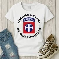 82nd Airborne Division Fort Bragg Military Women's T-Shirt thumb 3