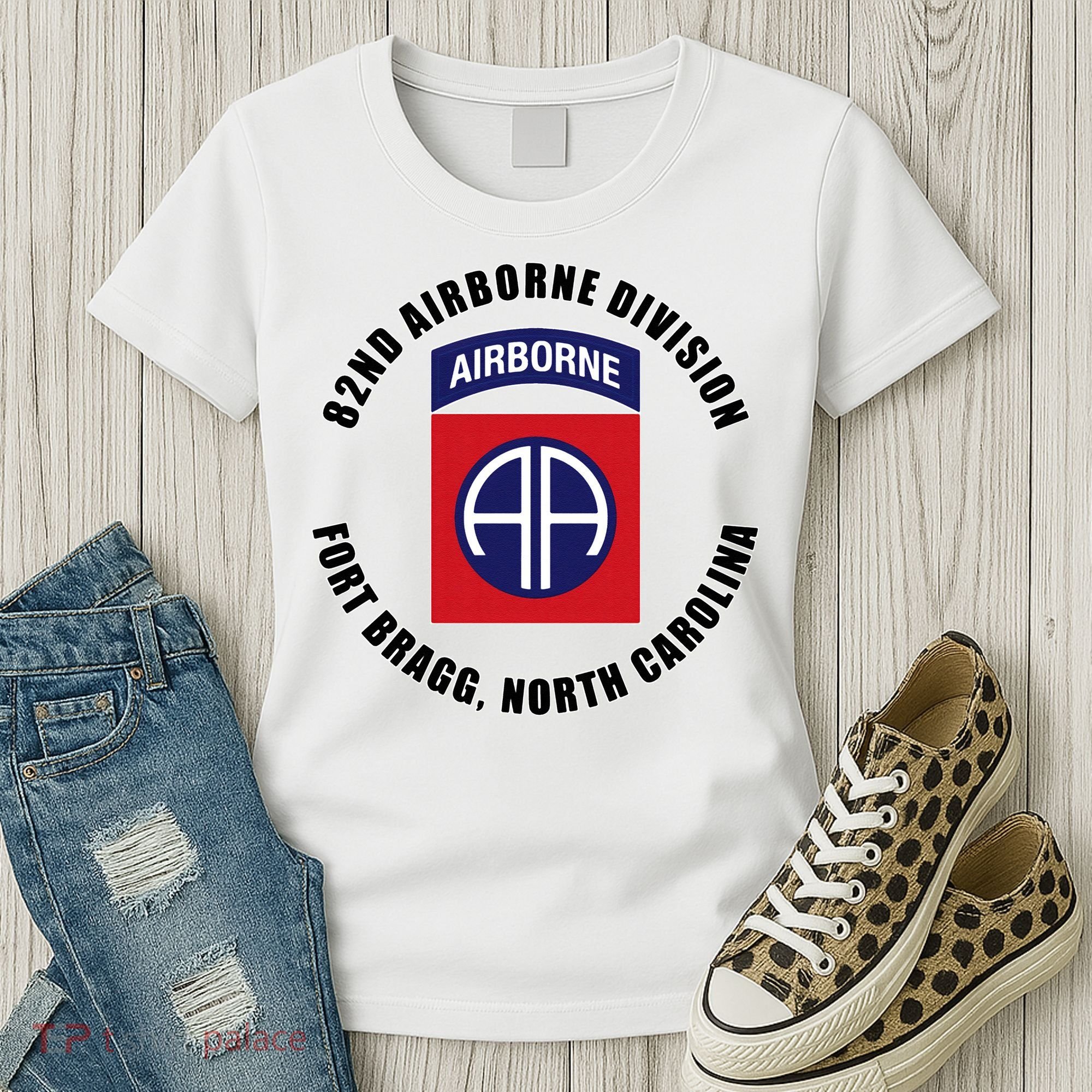 82nd Airborne Division Fort Bragg Military Women's T-Shirt