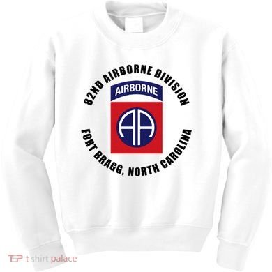 82nd Airborne Division Fort Bragg Military Kids Sweatshirt