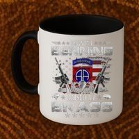82nd Airborne Division Born At Ft Benning Raised Fort Bragg Coffee Mug thumb 2