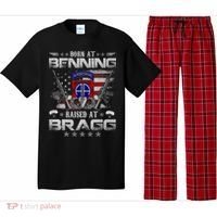 82nd Airborne Division Born At Ft Benning Raised Fort Bragg Pajama Set thumb 0