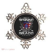 82nd Airborne Division Born At Ft Benning Raised Fort Bragg Ornament thumb 0