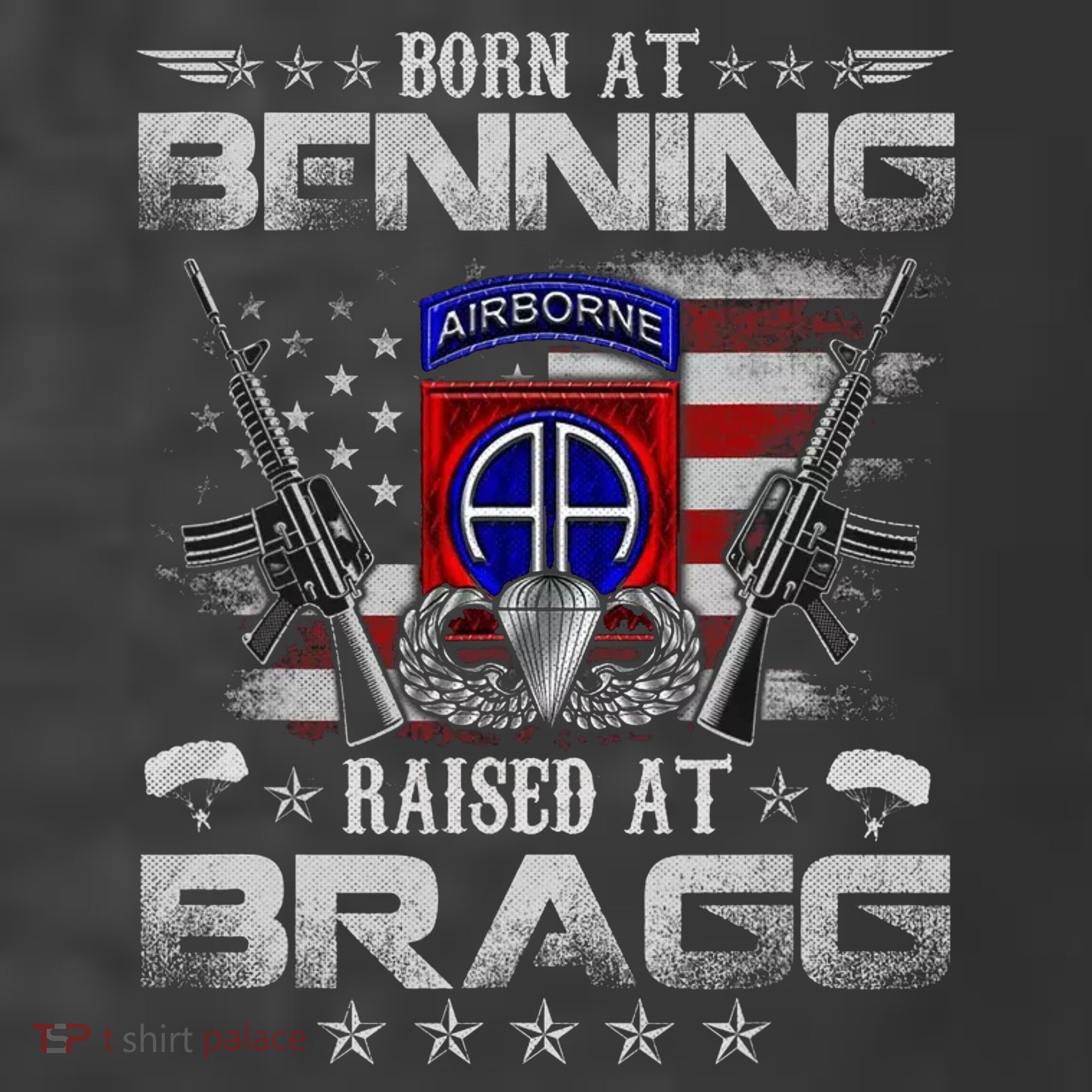 82nd Airborne Division Born At Ft Benning Raised Fort Bragg Women's Hoodie