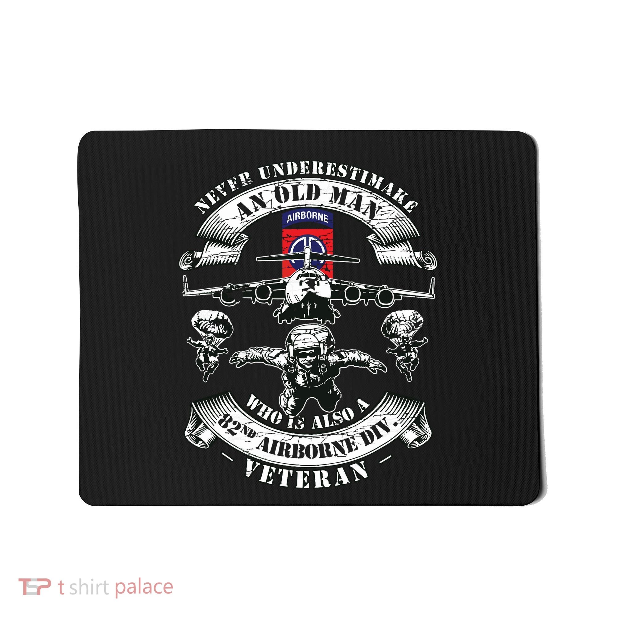 82nd Airborne Division Paratrooper Fort Bragg Veteran Gifts Mousepad