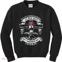 82nd Airborne Division Paratrooper Fort Bragg Veteran Gifts Kids Sweatshirt thumb 0
