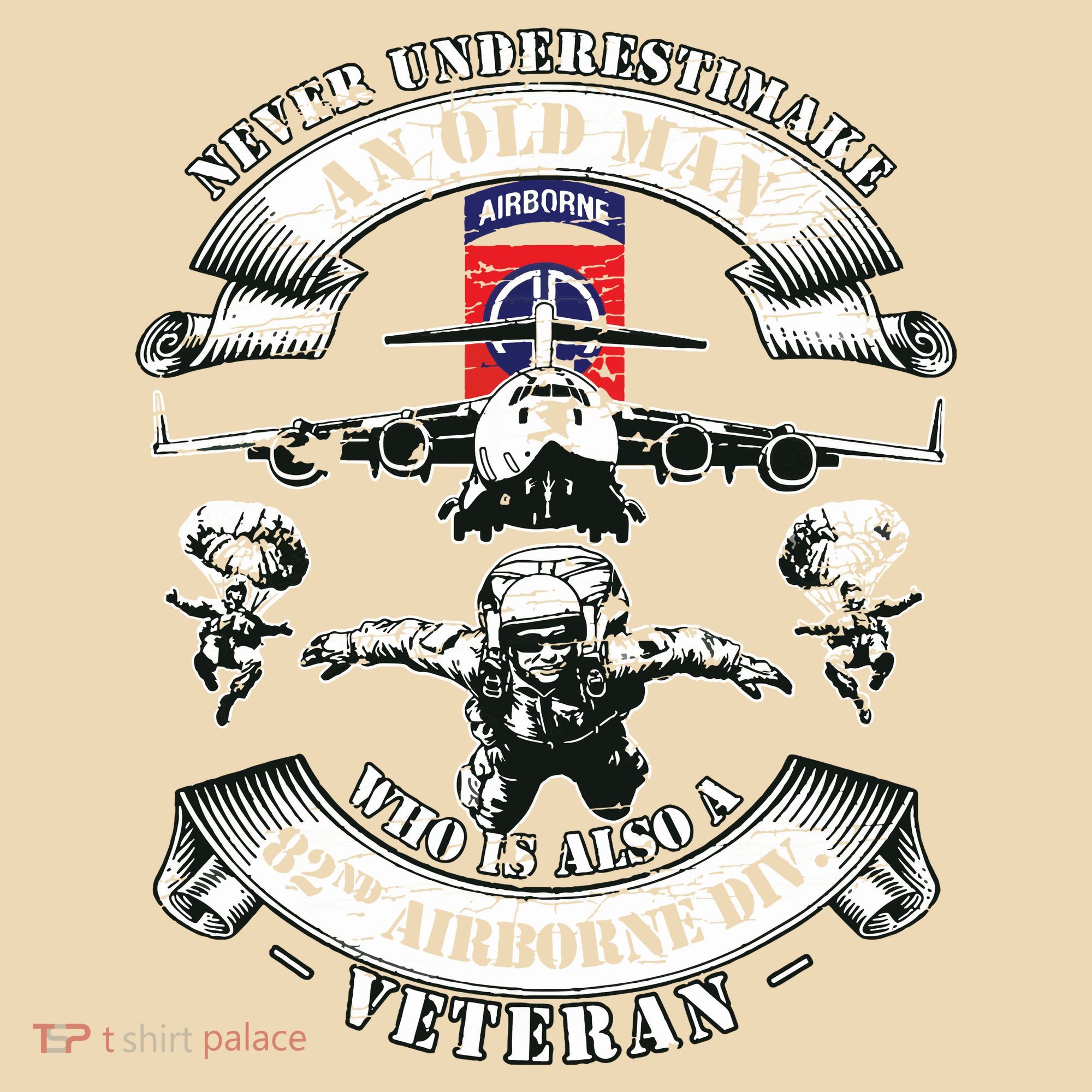 82nd Airborne Division Paratrooper Fort Bragg Veteran Gifts Sweatshirt