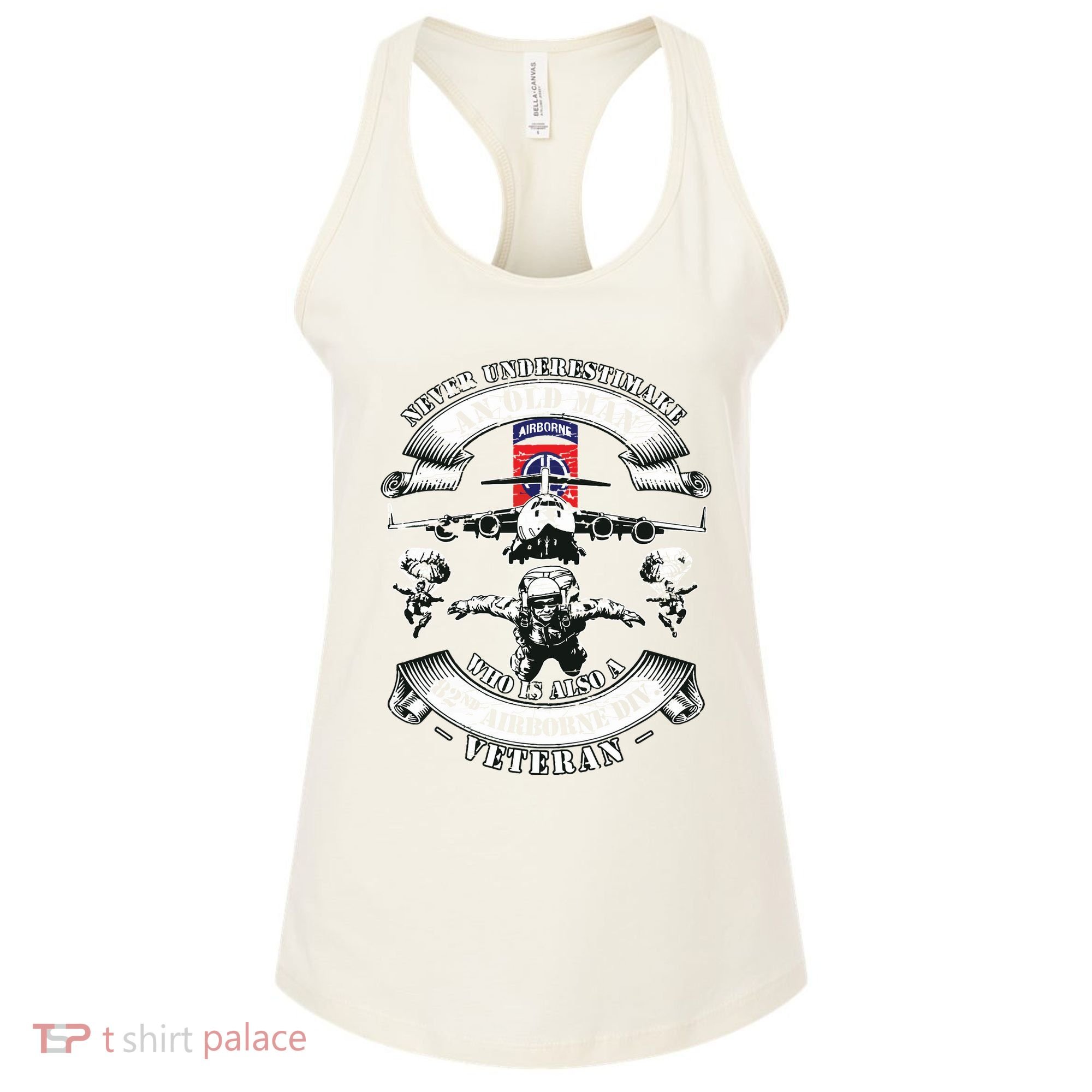 82nd Airborne Division Paratrooper Fort Bragg Veteran Gifts Women's Tank Top