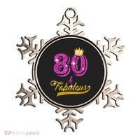 80 and Fabulous 80 yrs old B-day 80th Birthday Gift shirt Ornament thumb 0