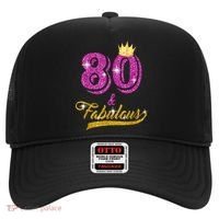 80 and Fabulous 80 yrs old B-day 80th Birthday Gift shirt Hat thumb 0