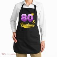 80 and fabulous - 80 years old Gift - 80th Birthday Apron thumb 2